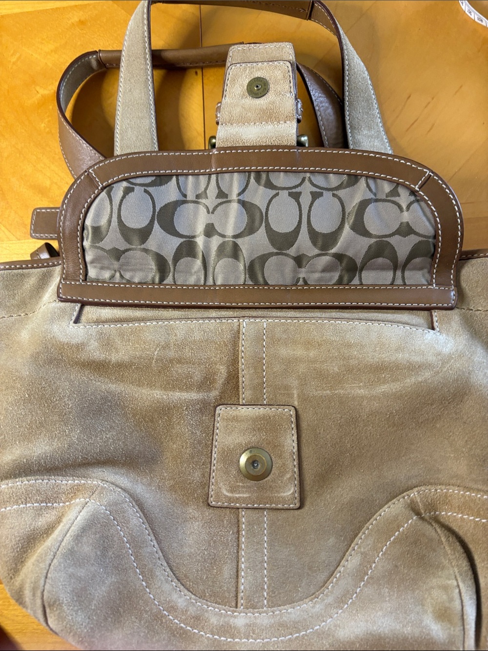 Vintage Coach Soho Suede bag - Picture 11 of 12